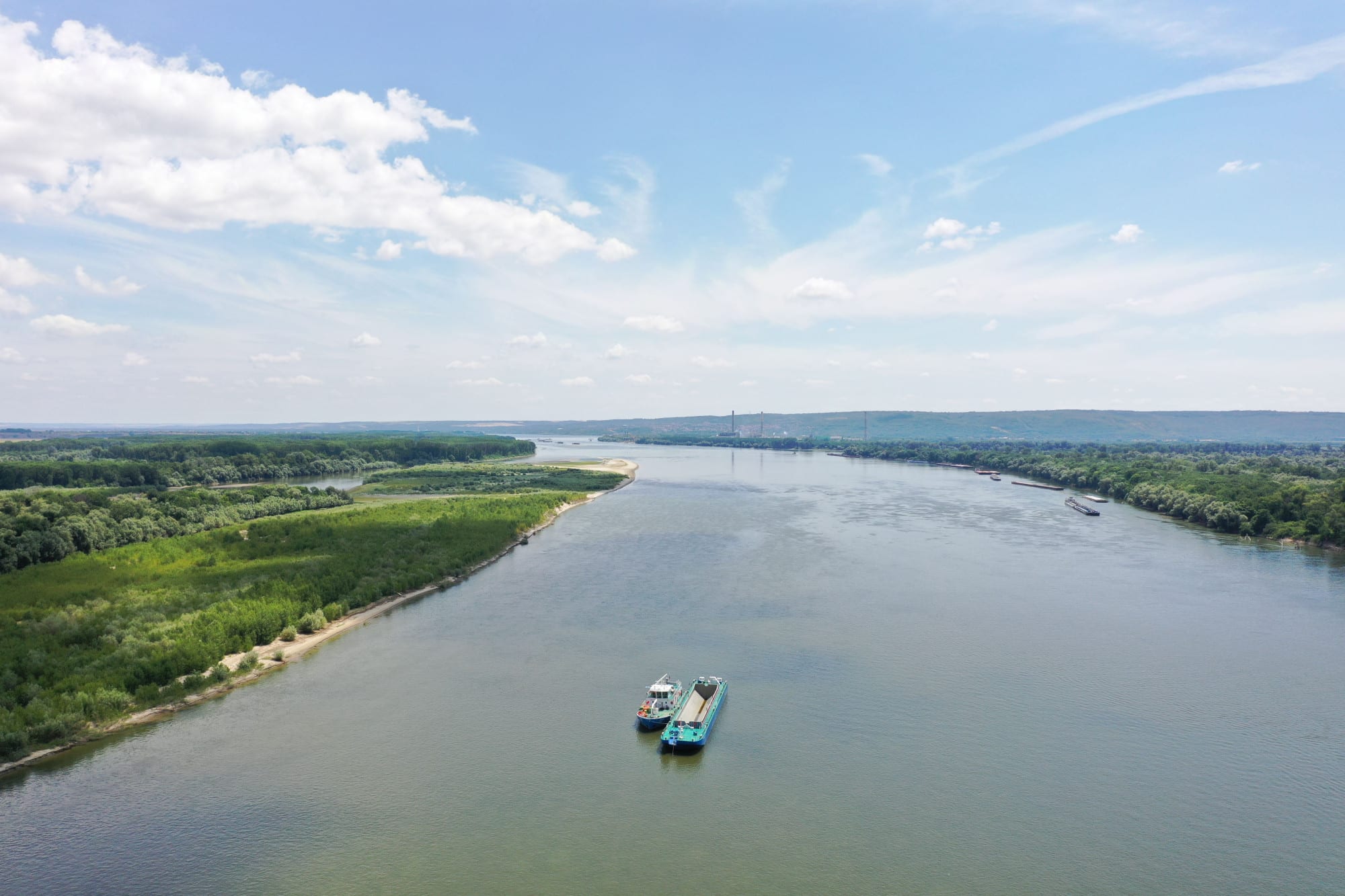 Обзор: Понижението на Дунав в трите станции край Видин, Ново село и Лом - Image